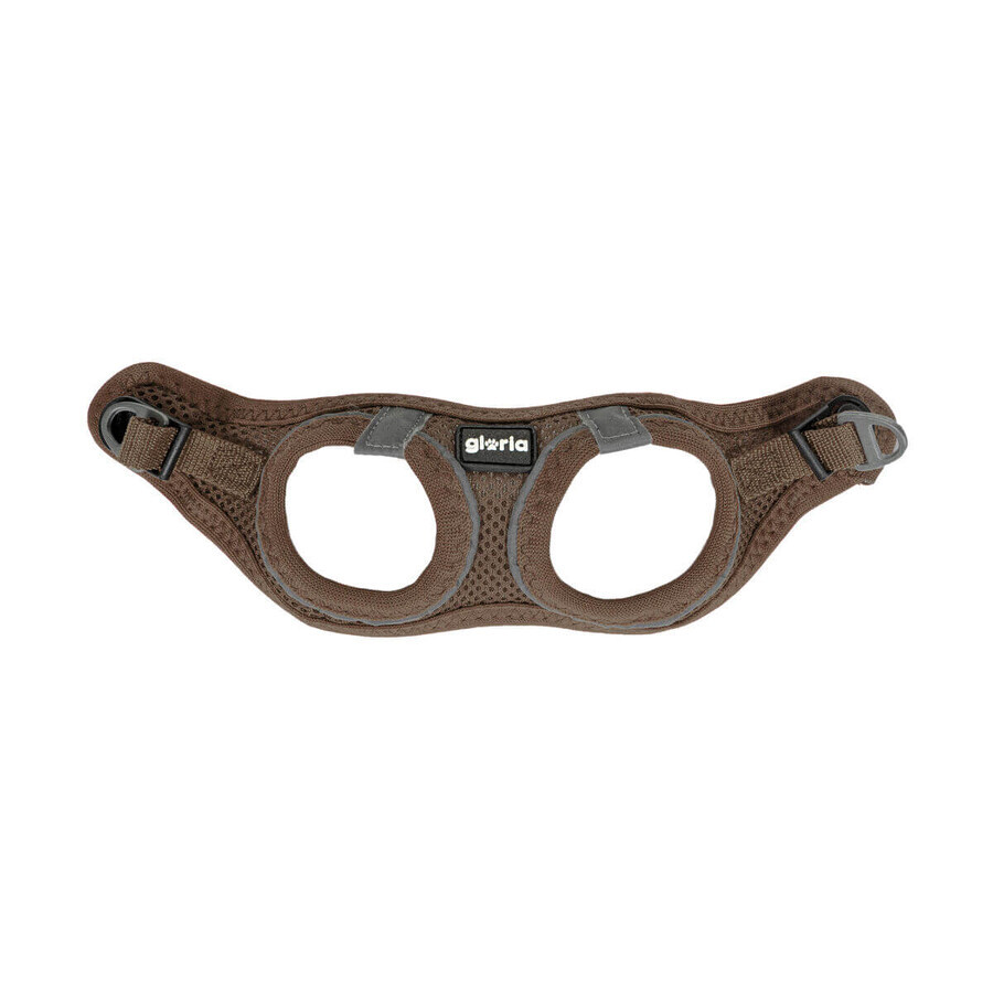 Dog Harness Gloria 31-34,6 cm Brown XS 27-28 cm Dog Harness Gloria 31-34,6 cm Brown XS 27-28 cm