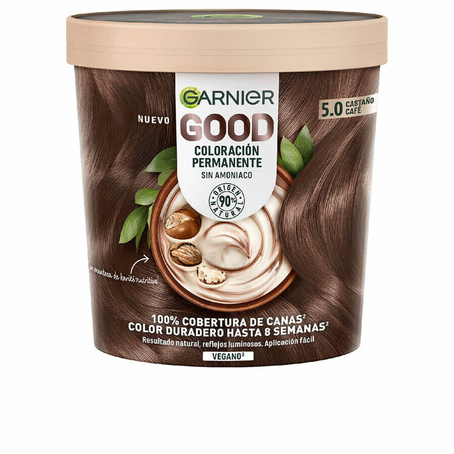 Buy Permanent Dye Garnier Good Café Brown Nº 5.0 (1 Unit) Permanent Dye Garnier Good Café Brown Nº 5.0 (1 Unit)