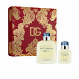 Herenparfum set Dolce & Gabbana Lichtblauw 2 Stuks