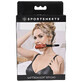 Mouth Gag Sportsheets Soft Black/Red