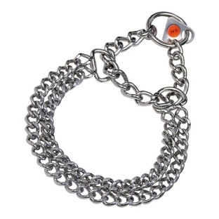 Collar de perro Hs Sprenger Plata 2 mm Enlaces dobles (50 cm)