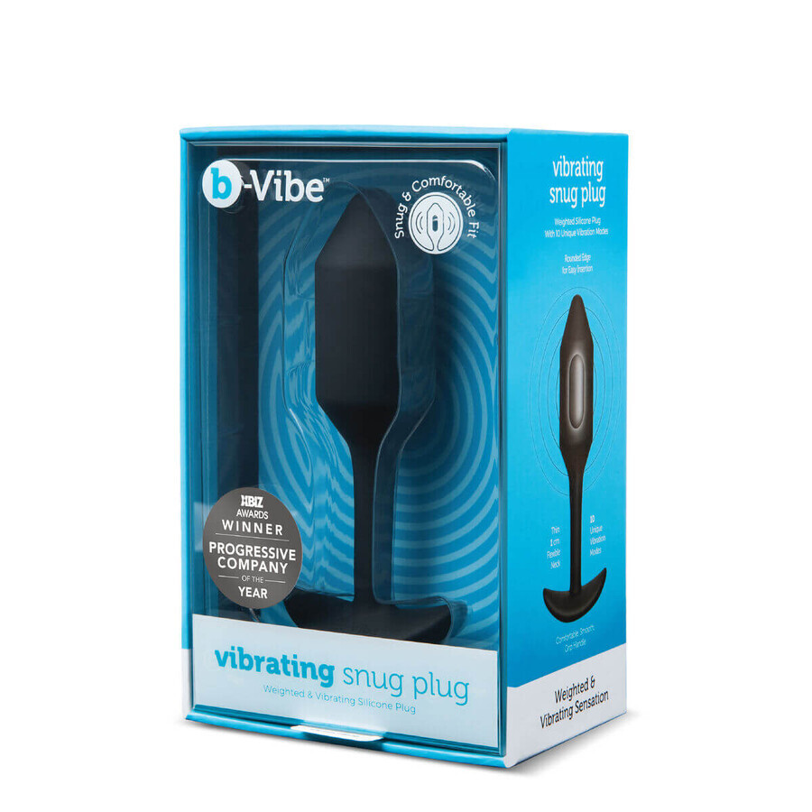 Dop anal B-Vibe Vibratoare Negru