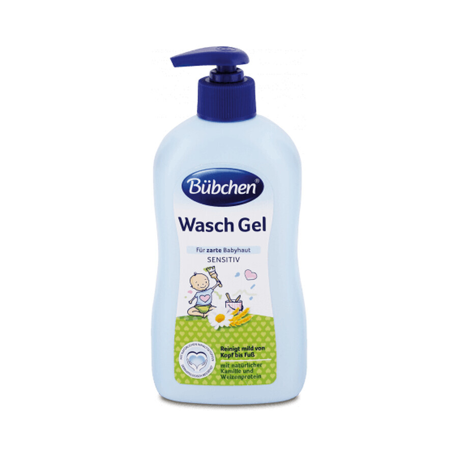 Buy Bath gel with chamomile extract and wheat protein, 400 ml, Bubchen Bath gel with chamomile extract and wheat protein, 400 ml, Bubchen
