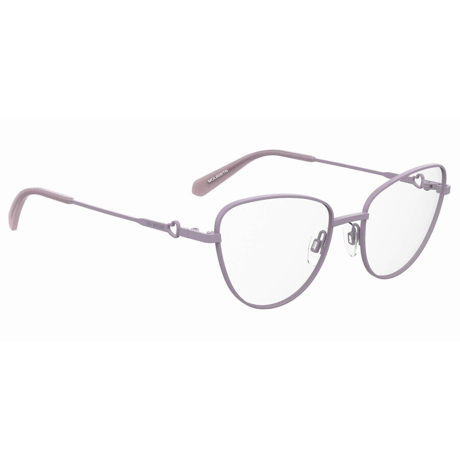 Brillenfassung Love Moschino MOL608-TN-09SF218 Lila Ø 52 mm Brillenfassung Love Moschino MOL608-TN-09SF218 Lila Ø 52 mm