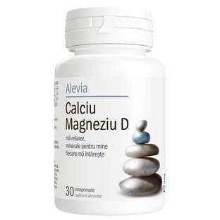 Calcium Magnesium D, 30 tablets, Alevia