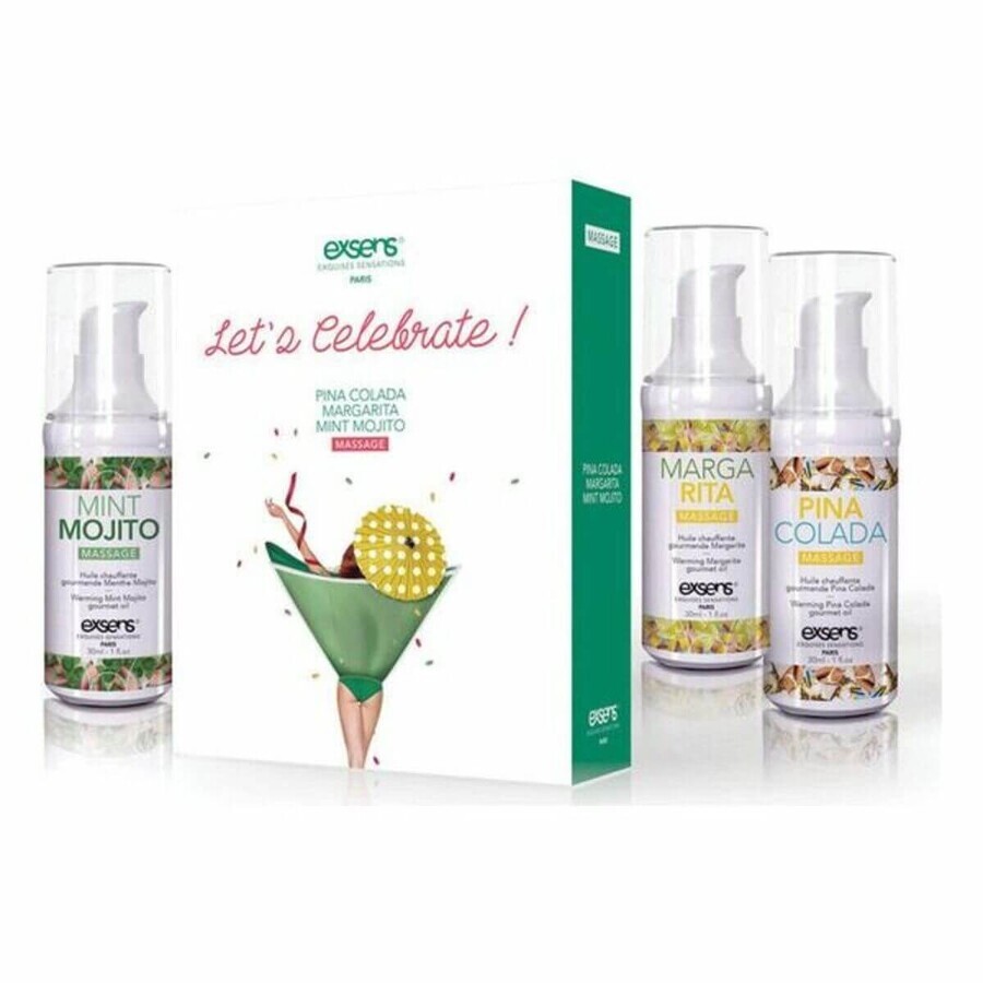 Olio aromatico per massaggi Exsens 251726 (3 pz.)