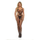 Bodystocking Rosa Rossetto Nero (Taglia unica)