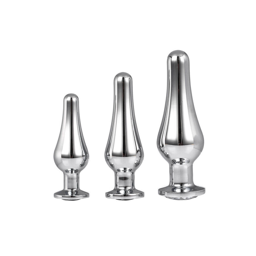 Plug anale Dream Toys Gleaming Love Silver