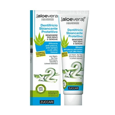 Gel dentaire doublement concentré avec Aloe Vera, 100 ml, Zuccari