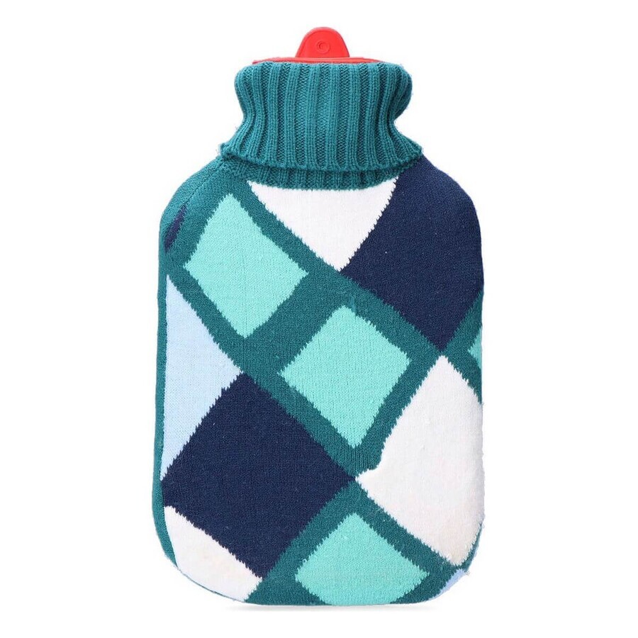 Shop Wärmflasche EDM 76775 Blau Kariert Wolle 2 L Wärmflasche EDM 76775 Blau Kariert Wolle 2 L