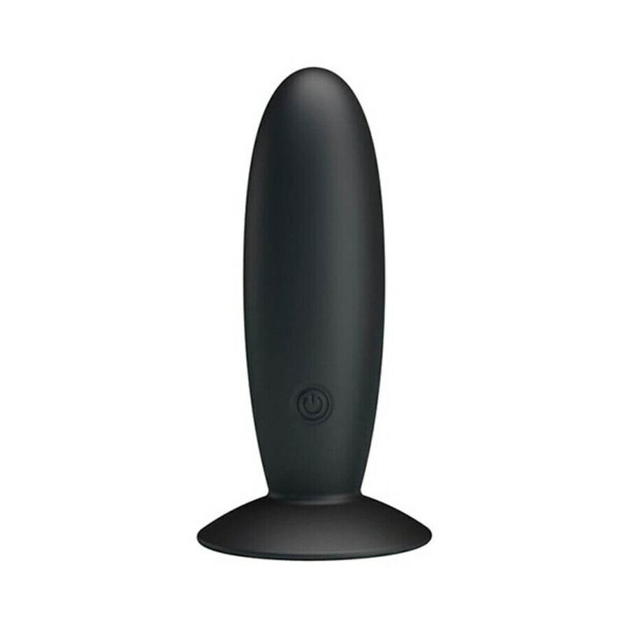 Vibrierender Butt Plug Pretty Love Silikon Saugnapf Schwarz
