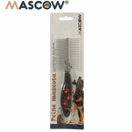 Pieptene Mascow 27793 Negru Roșu Verde Poliester Oțel 4 x 20,5 x 1,5 cm 12 Unități
