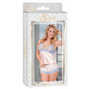 Set di biancheria intima esposta blu crema (S/M)