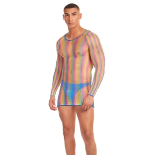 Conjunto de ropa interior Rainbow Party Multicolor S/M