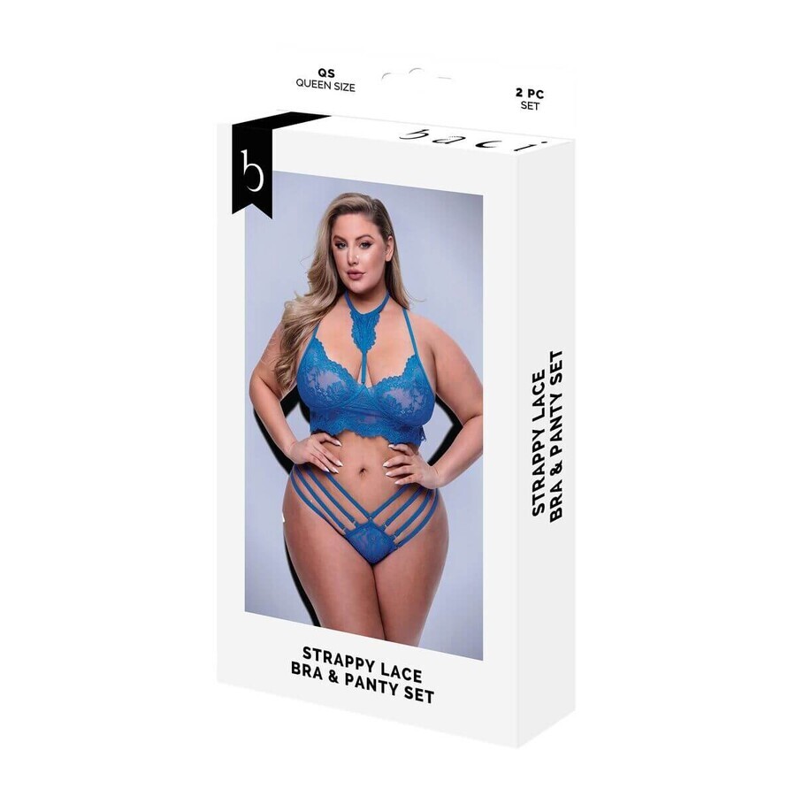 Cumpără Set lenjerie intimă Baci Lingerie Sutien & Chiloți Albastru (Queen) Set lenjerie intimă Baci Lingerie Sutien & Chiloți Albastru (Queen)