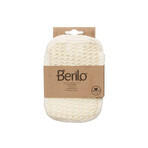 Bath Mitten Berilo B7083-5 White Beige (24 Units) Bath Mitten Berilo B7083-5 White Beige (24 Units)