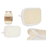 Bath Mitten Berilo B7083-5 White Beige (24 Units) Bath Mitten Berilo B7083-5 White Beige (24 Units)