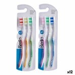Periuță de Dinți Berilo AR1410005 Galben Albastru Roșu Verde Roz (12 Unități) Periuță de Dinți Berilo AR1410005 Galben Albastru Roșu Verde Roz (12 Unități)