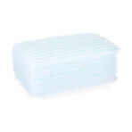 Spugna per il Corpo Berilo 11880014 Azzurro Bianco 19,5 x 12 x 1,5 cm Sapone (12 Unità)
