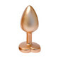 Bouchon anal Dream Toys Gleaming Love Golden