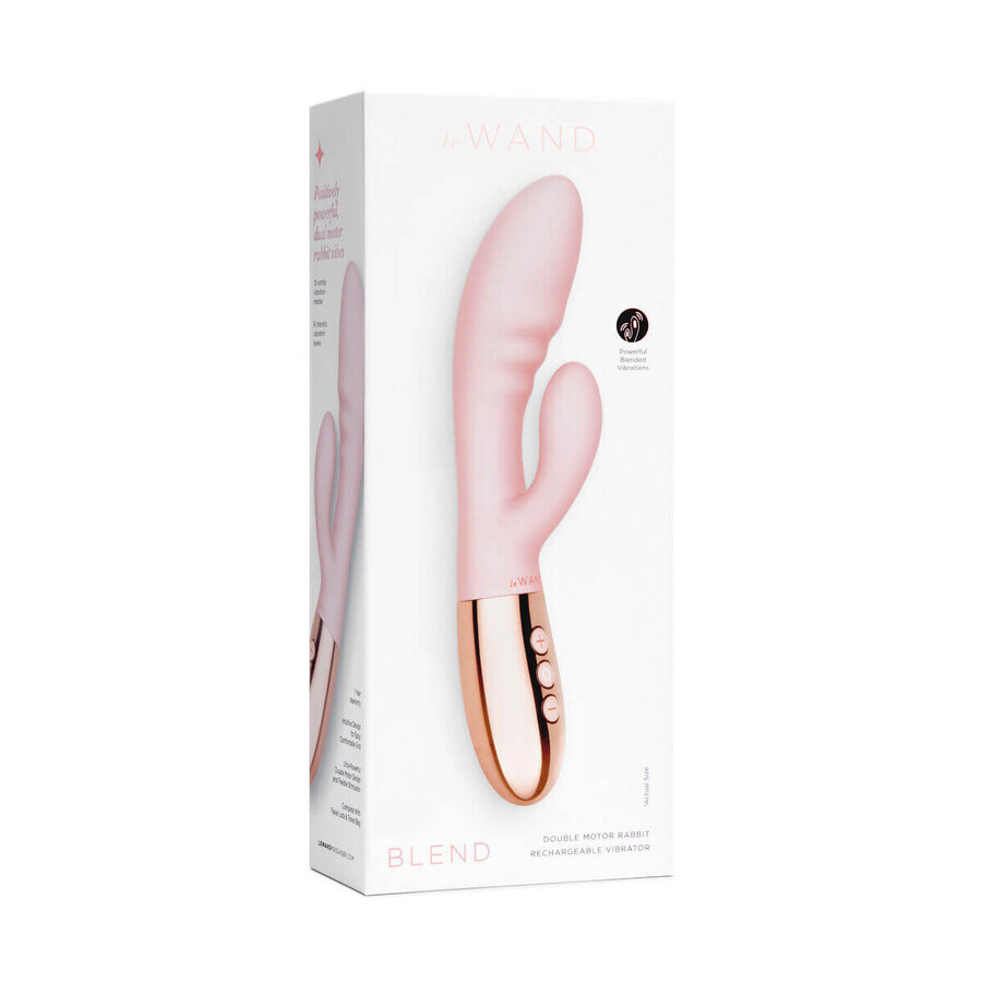 Double stimulation Vibe Le Wand Blend Rose Gold Golden Rose Gold