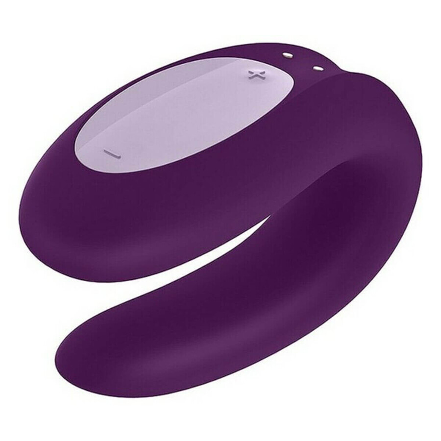 Dual Stimulation Vibe Satisfyer Double Joy Lila