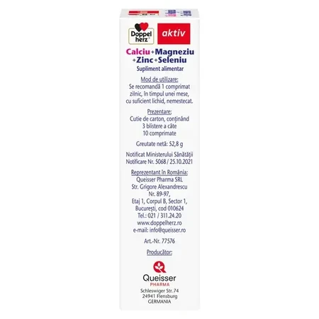 Calcium Magnesium Zink Selen, 30 Tabletten, Doppelherz