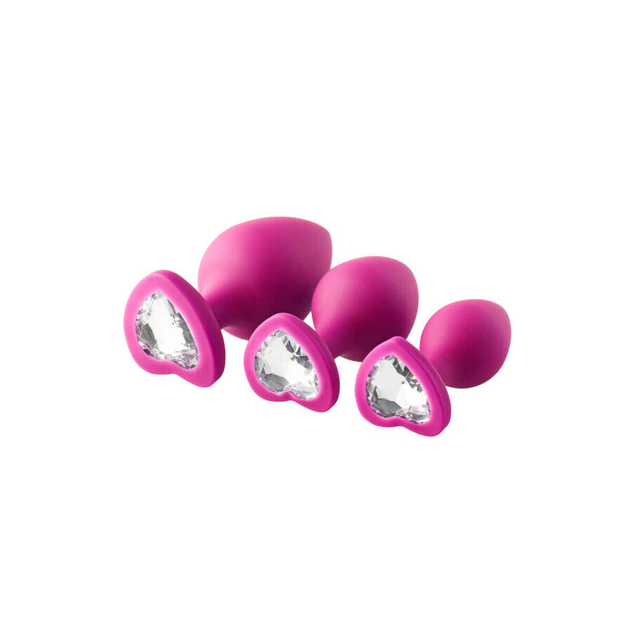 Anaalplug Dream Toys Flirts Roze 3 Stuks