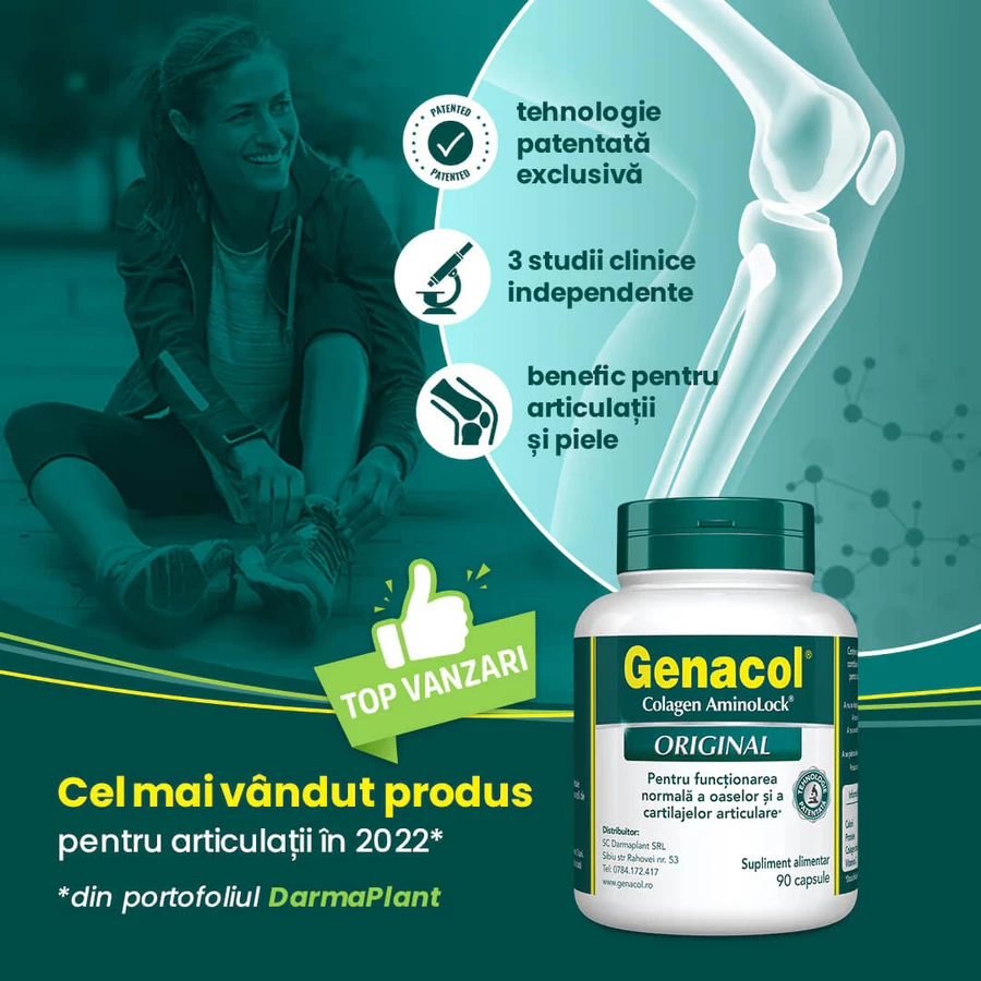 Genacol Collageen Aminolock, 90 capsules, Dermaplant
