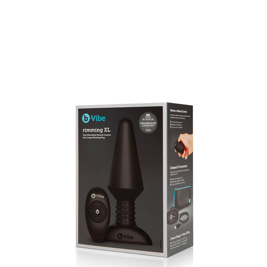 plug anal B-Vibe Rimming Noir XL
