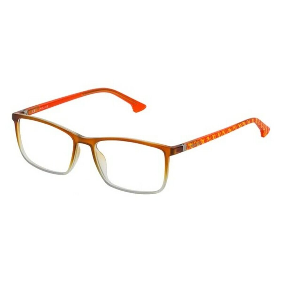 Buy Spectacle frame Police VK0525104GF Orange Ø 51 mm Children's Spectacle frame Police VK0525104GF Orange Ø 51 mm Children's
