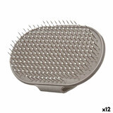 Brosse pour Chiens Mascow 335 Gris 13 x 3,5 x 10 cm (12 Unités)