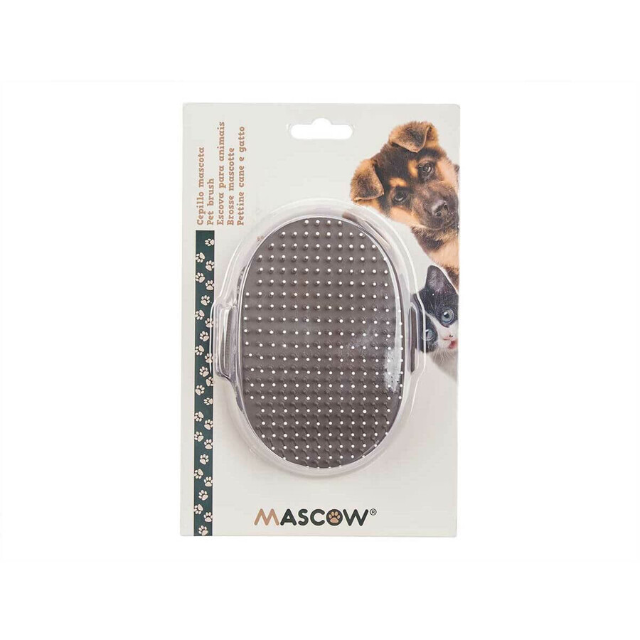 Spazzola per Cani Mascow 335 Grigio 13 x 3,5 x 10 cm (12 Unità) Spazzola per Cani Mascow 335 Grigio 13 x 3,5 x 10 cm (12 Unità)