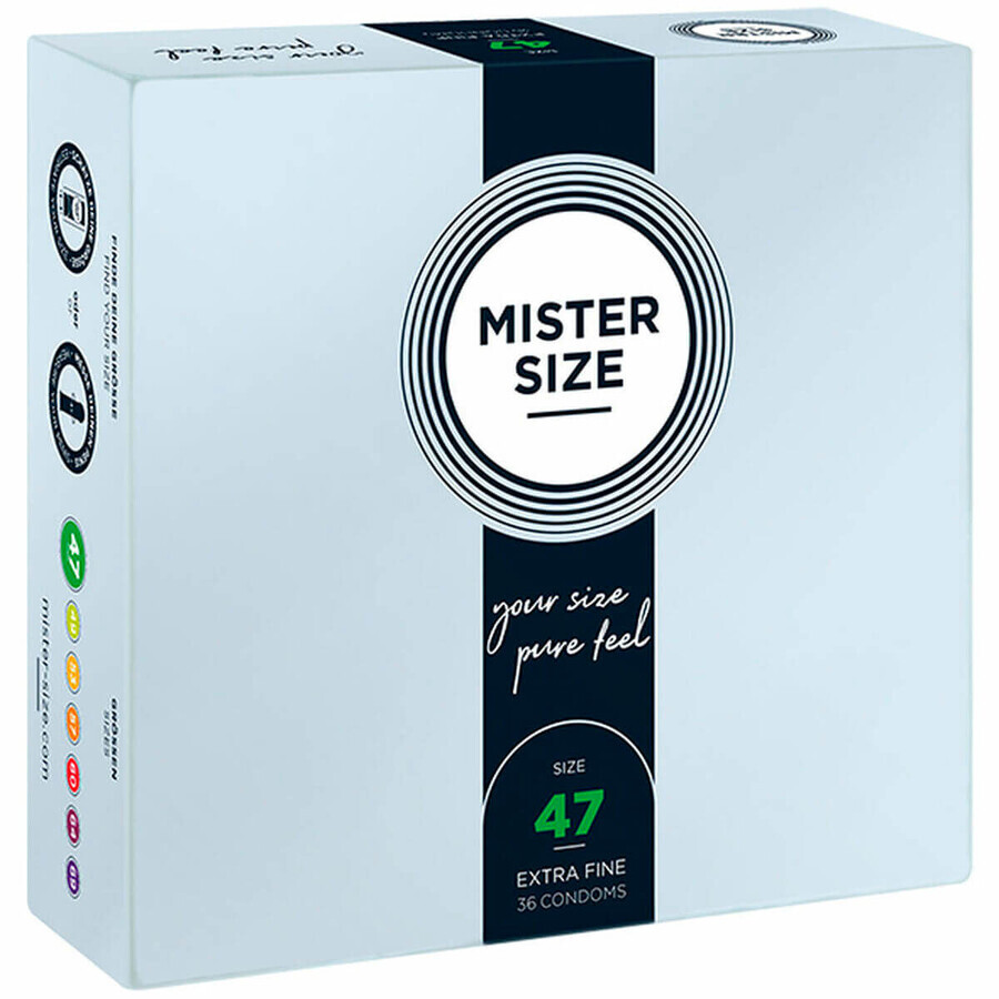 Comprar Condoms Mister Size Ø 4,7 cm (36 pcs) Condoms Mister Size Ø 4,7 cm (36 pcs)