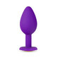 Anaalplug Blush Temptasia Paars (7,6 cm) (6,3 cm)