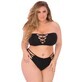 Underwear Set Pink Lipstick Black (L)