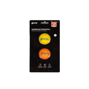 Huisdierenbal Gloria PLAY AND RUN Geel Schuim TPR S 4,5 cm 2 Stuks