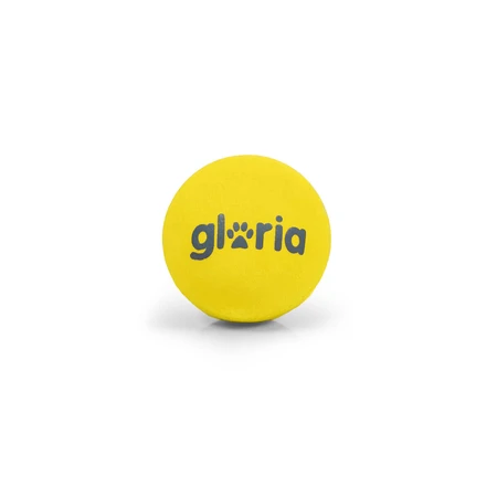 Huisdierenbal Gloria PLAY AND RUN Geel Schuim TPR S 4,5 cm 2 Stuks
