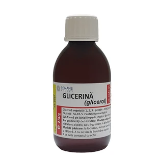 Glicerina vegetal 99,7%, 250 g, Renans