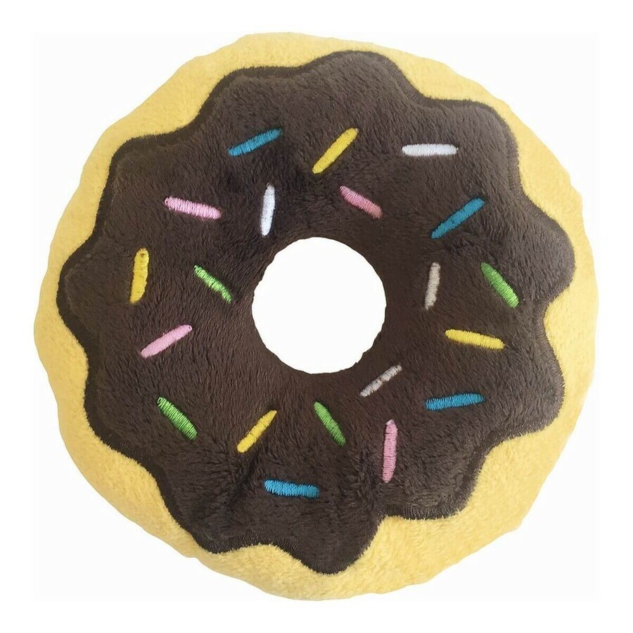 Boutique Jouet pour chien en peluche Gloria 3 x 5 x 14 cm Chocolat Donut Marron Jouet pour chien en peluche Gloria 3 x 5 x 14 cm Chocolat Donut Marron