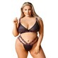Underwear Set Fantasy Lingerie Black (Queen size)