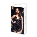 Babydoll in pizzo nero taglia regina Baci Lingerie BW3103 Nero XL