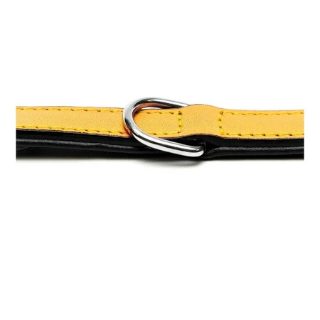 Collar para perro Gloria acolchado amarillo (45 x 2 cm)