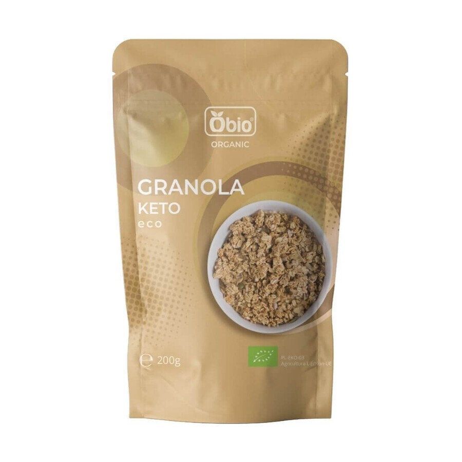 Boutique Granola Keto biologique, 200 g, Obio Granola Keto biologique, 200 g, Obio