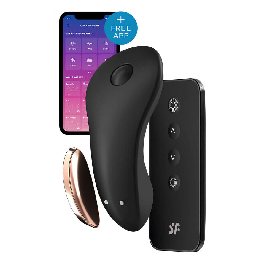 Satisfyer Little Secret Panty Vibrator Noir
