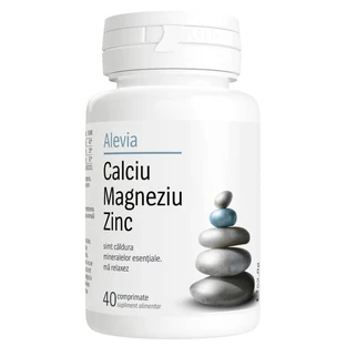 Calcium Magnesium Zinc, 40 tablets, Alevia
