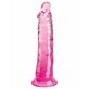 Realistic Dildo Pipedream King Cock Clear TPE Pink