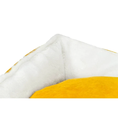 Cama para perro Gloria Amarillo 70 x 60 cm
