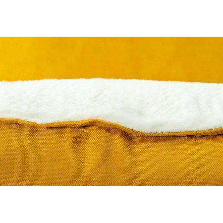 Cama para perro Gloria Amarillo 70 x 60 cm