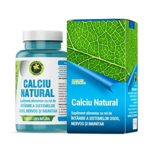 Calcio natural, 60 cápsulas, Hipérico